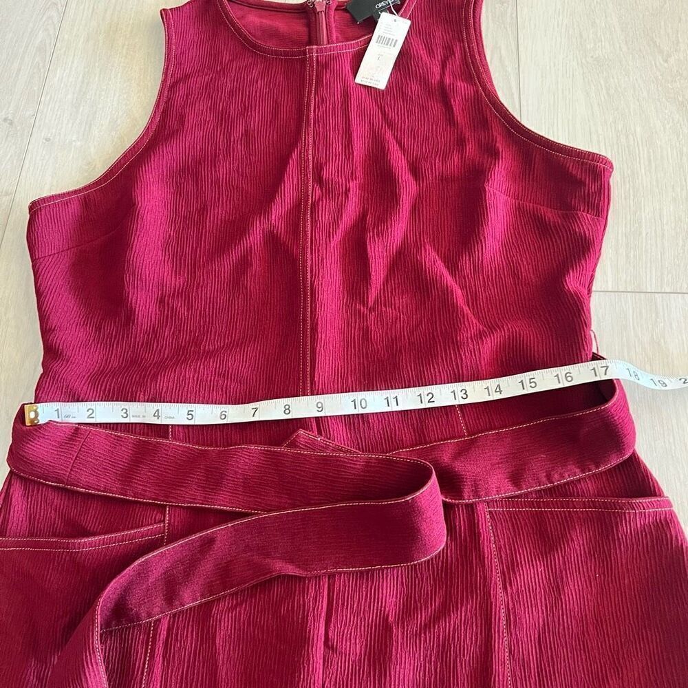 ANTHROPOLOGIE Greylin  Colleen Stitched Jumpsuit size L - Picture 5 of 11